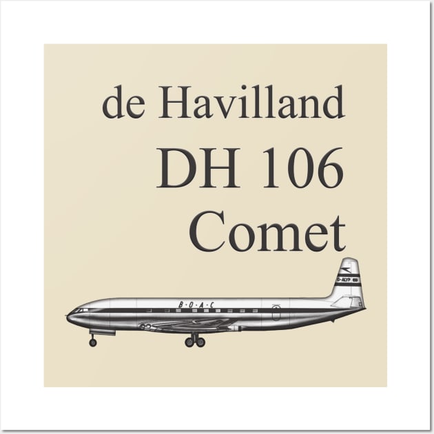 de Havilland Comet DH 106 Wall Art by Caravele